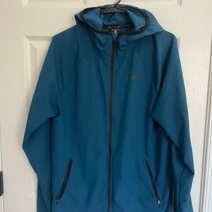Nike Men's (size S) Blue Hooded light zip up Jacket